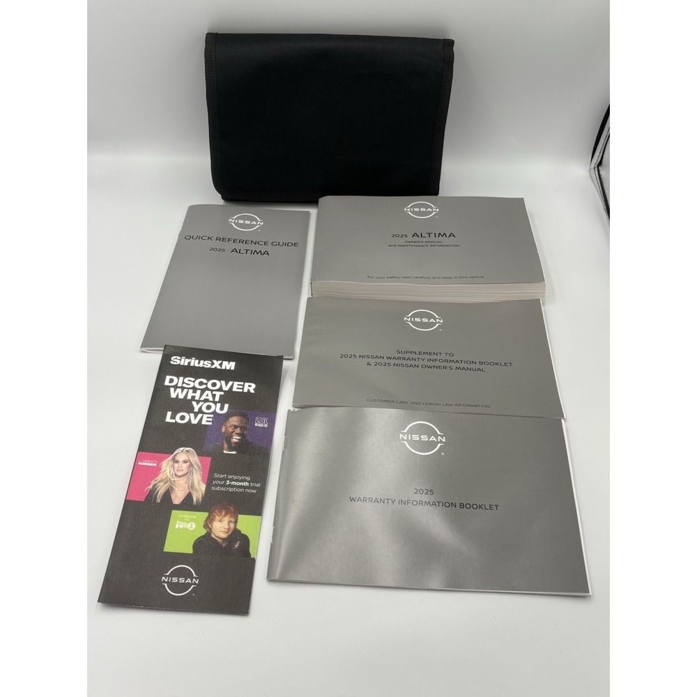 2025‎ Nissan Altima Owners Manual & Case NEW OPENED
